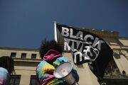 Black Lives Matter demonstration in Columbus, Ohio, in May 2021