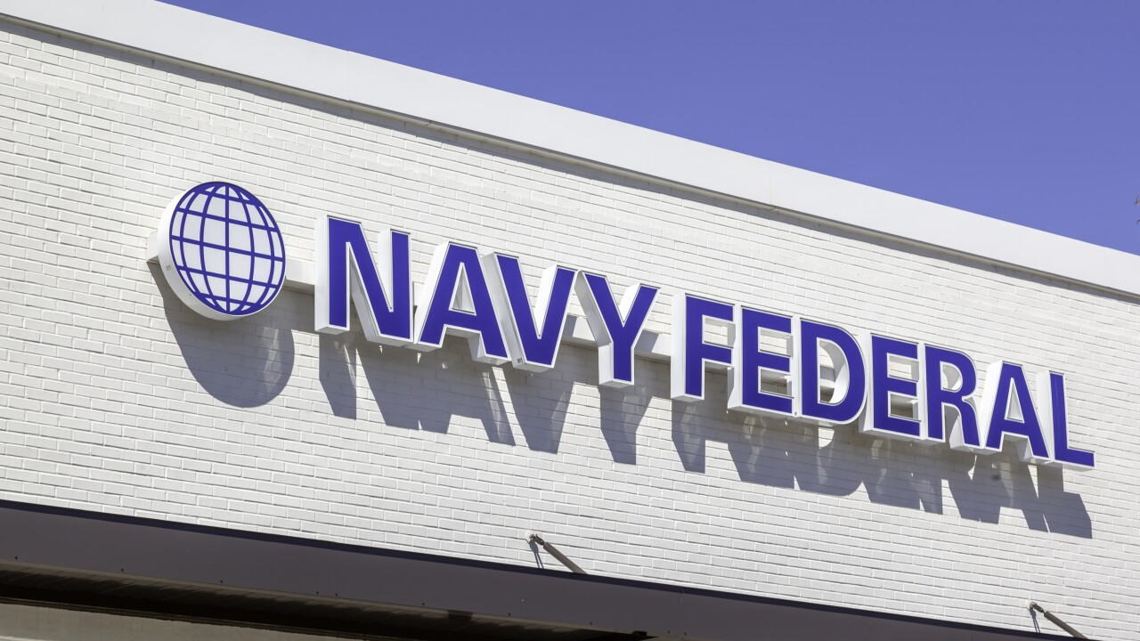Charleston, South Carolina, USA - February 28, 2020: One of the Navy Federal bank branch in Charleston, South Carolina, USA, the largest natural member credit union in the United States.