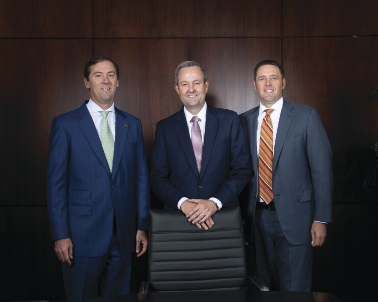 Weaver's COO for tax Sean Muller, CEO John Mackel, and COO for assurance and advisory David Rook