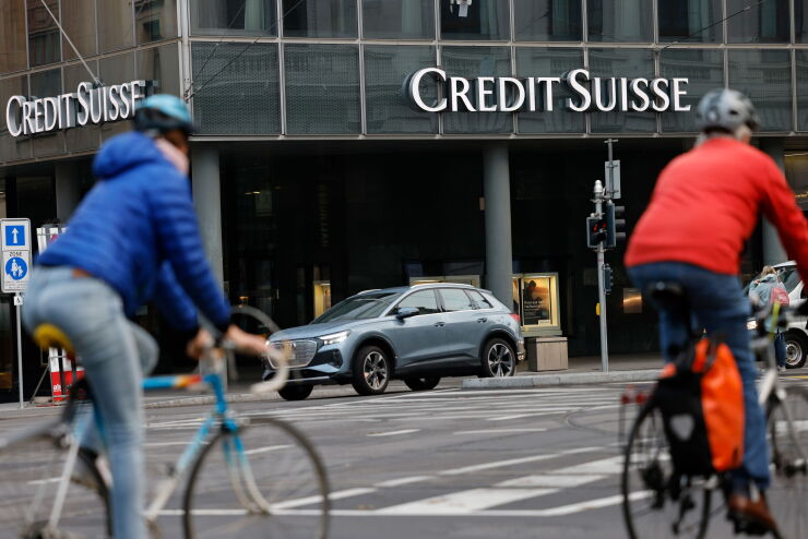 Credit Suisse Group AG Branches Ahead of Earnings