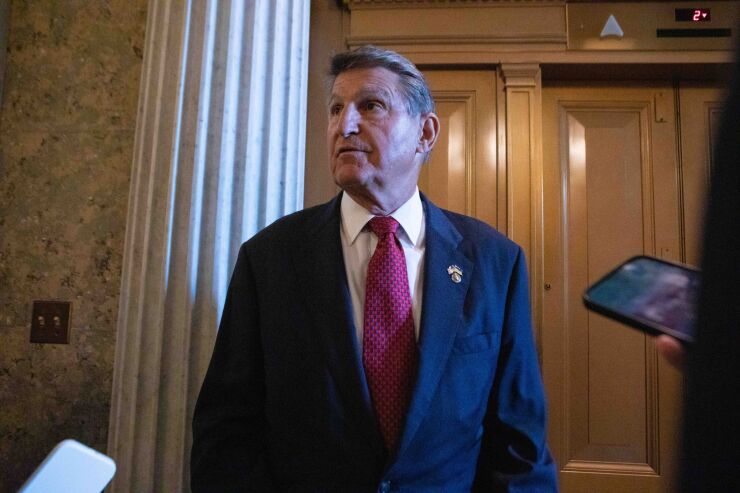 Senator Joe Manchin, a Democrat from West Virginia