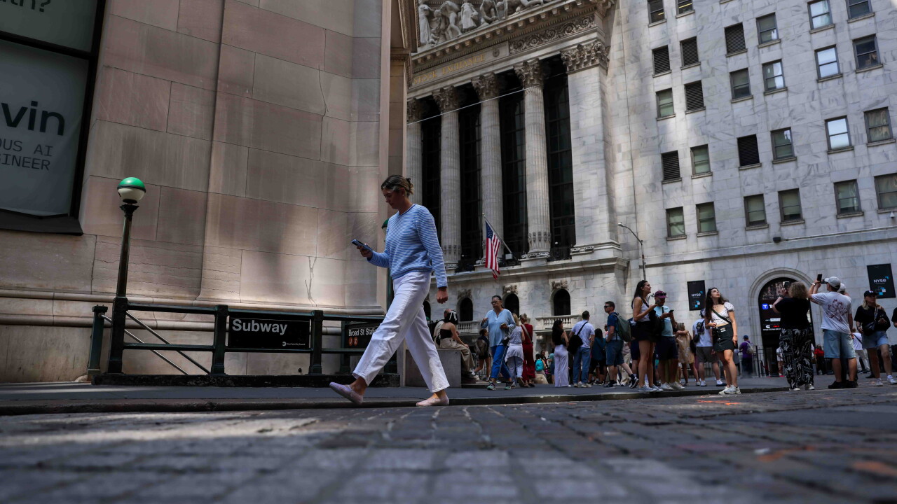 The New York Stock Exchange in New York
