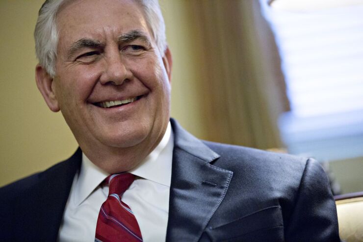 Rex Tillerson, former Secretary of State and former chairman and CEO of ExxonMobil
