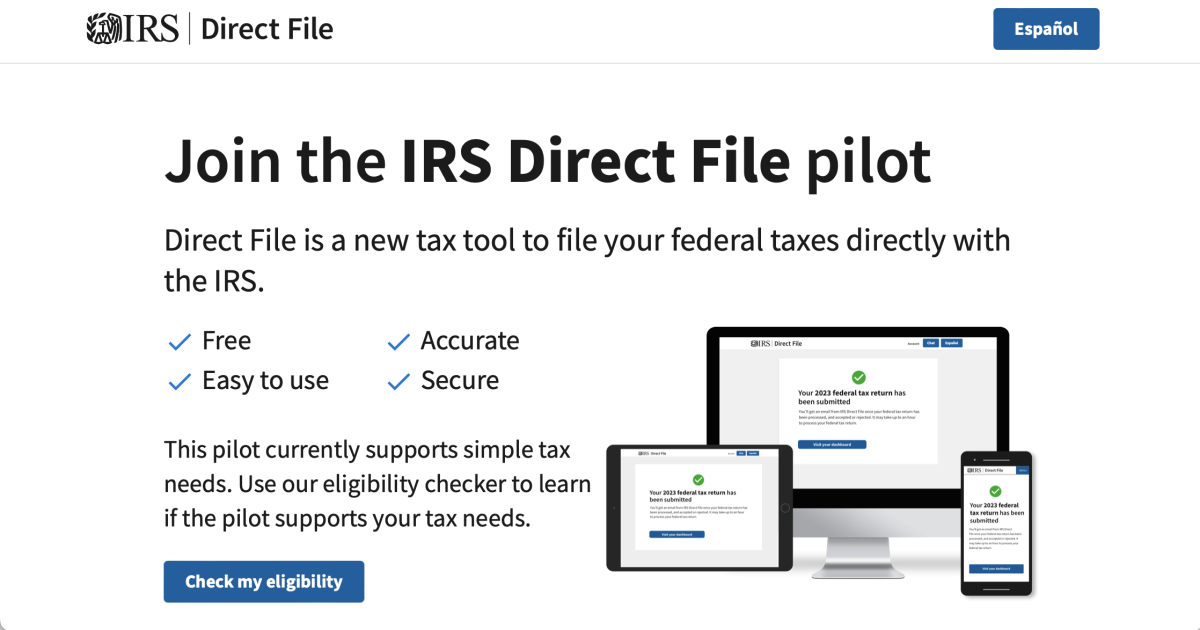 IRS Direct File free tax system progresses through internal testing IRS Direct File free tax system progresses through internal testing