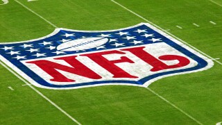 NFL football field Bloomberg News photo