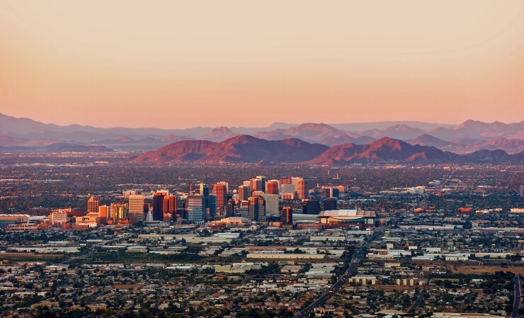 Phoenix skyline