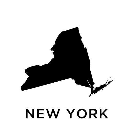 New York map vector design template