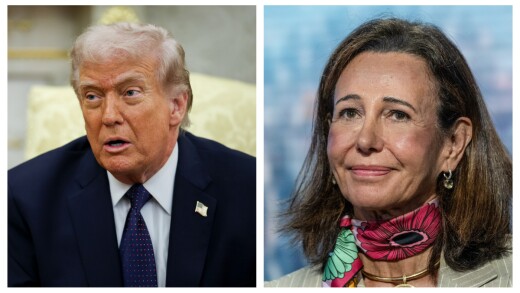 Trump and Ana Botin