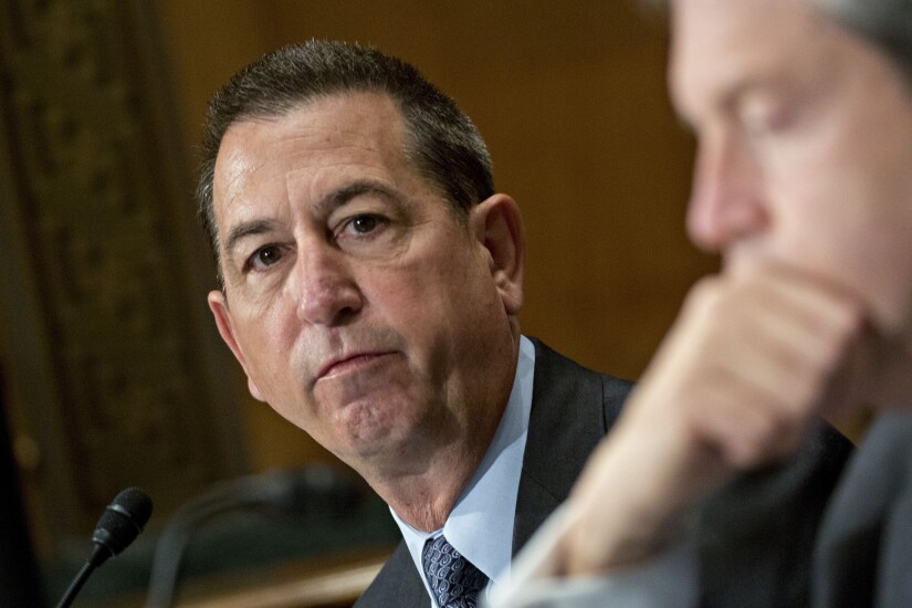 Comptroller of the Currency Joseph Otting