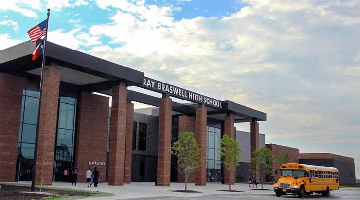 The Denton Independent School District, Texas, issued bonds to finance Ray Braswell High School, which opened in 2016.