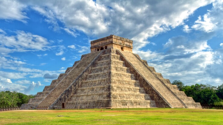 Mayan pyramid at Chichen Itza