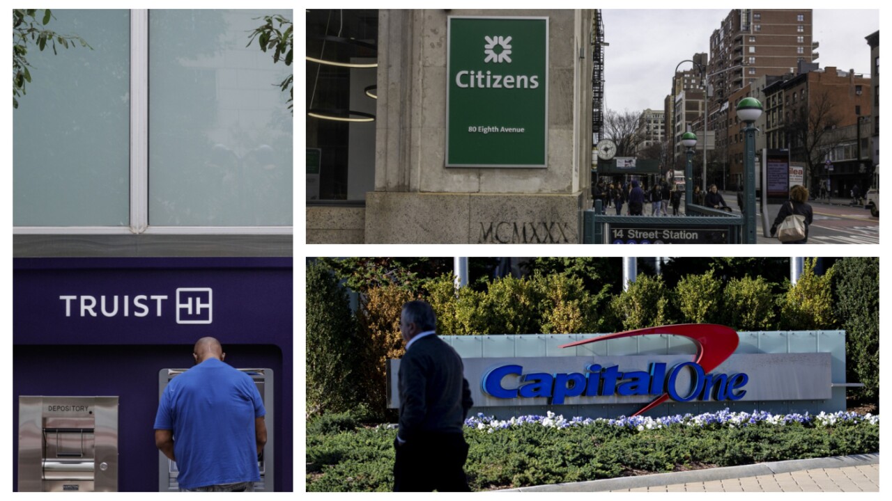Truist - Citizens - Capital One