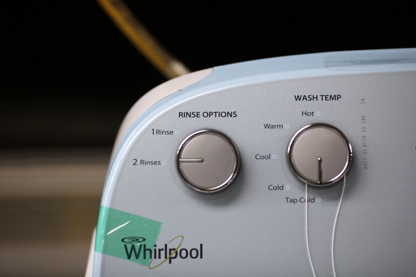 whirlpool laundry machine