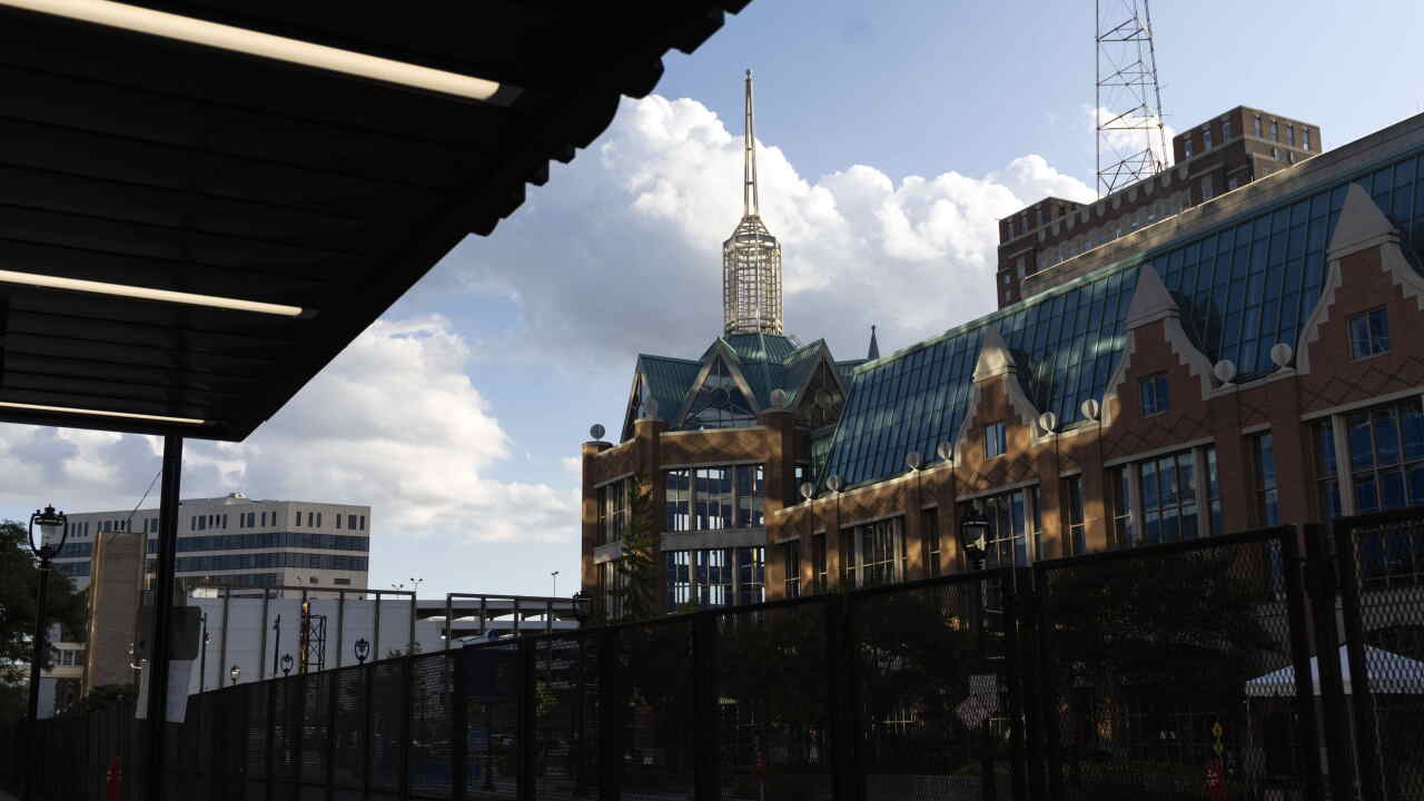 Exterior of Baird Center convention center in Milwaukee