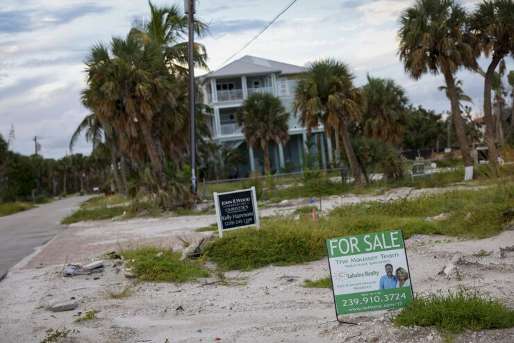 Hurricane Ian home for sale Florida natural disaster 2023