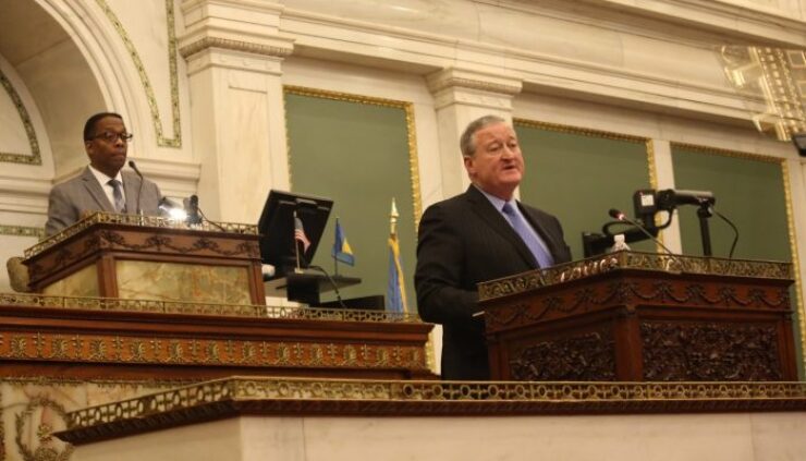 Philadelphia Mayor Jim Kenney was sworn into office in January 2016.