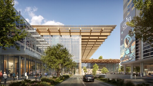 Rendering of Houston's George R. Brown Convention Center south building.
