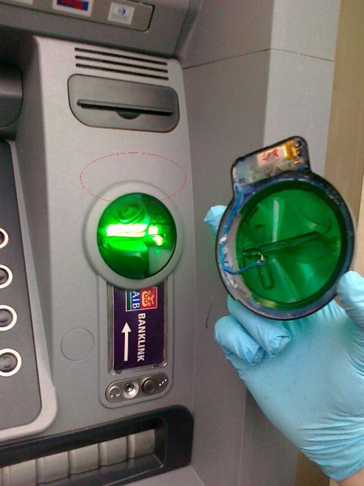 ATM skimmer