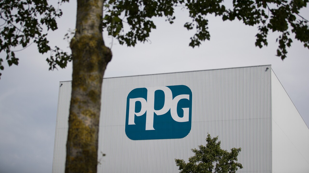 A PPG paint and coatings factory in Amsterdam