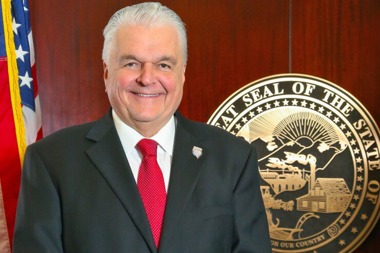 Steve Sisolak, a Democrat, was elected Nevada governor in 2018.