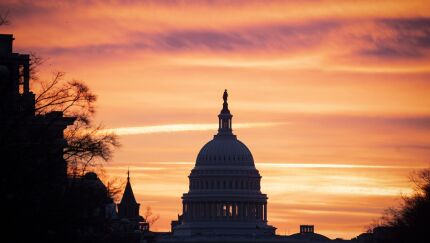 Capitol Hill silhouette
