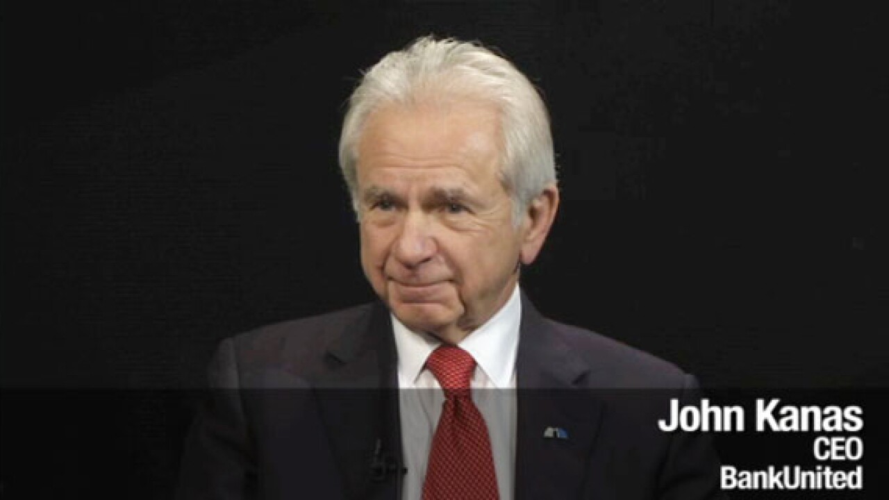 Thumbnail for Video: CEO John Kanas on BankUnited's Plans for 2013