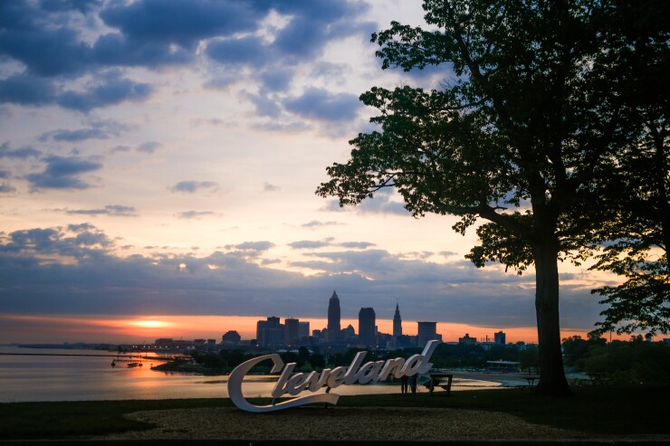 Cleveland skyline