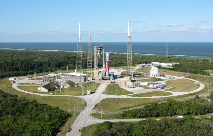 Vulcan rocket at Cape Canaveral