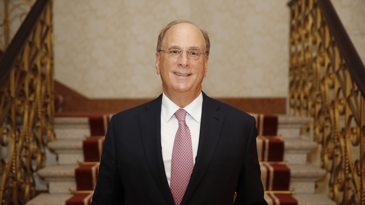 Larry Fink, chief executive officer of BlackRock Inc.