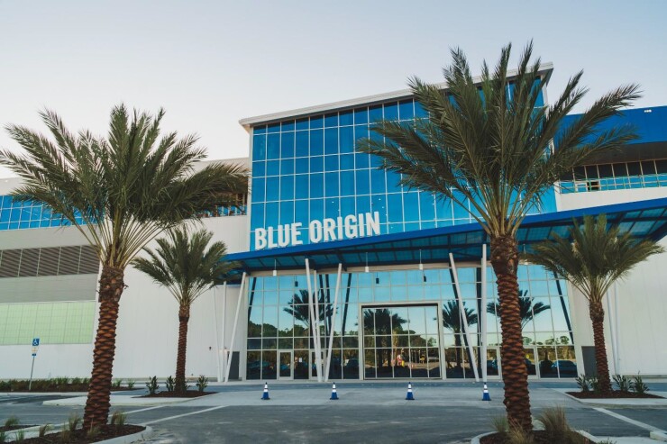 Jeff Bezos' Blue Origin rocket manufacturing plant in Brevard County, Florida