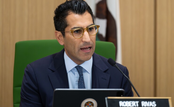 Robert Rivas, speaker of the California Assembly