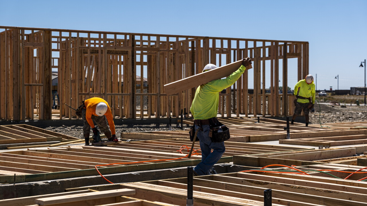 US Housing Starts Rise In Sign Home Construction Is Stabilizing