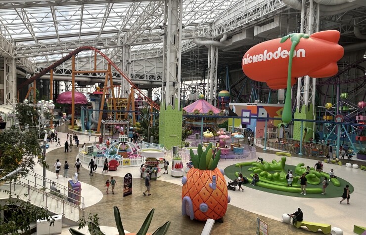 American Dream mall's Nickelodeon theme park.