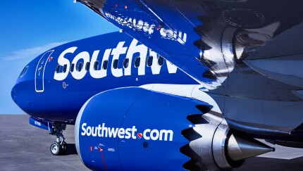 A Southwest Airlines Boeing 737 MAX 8, in August 2017