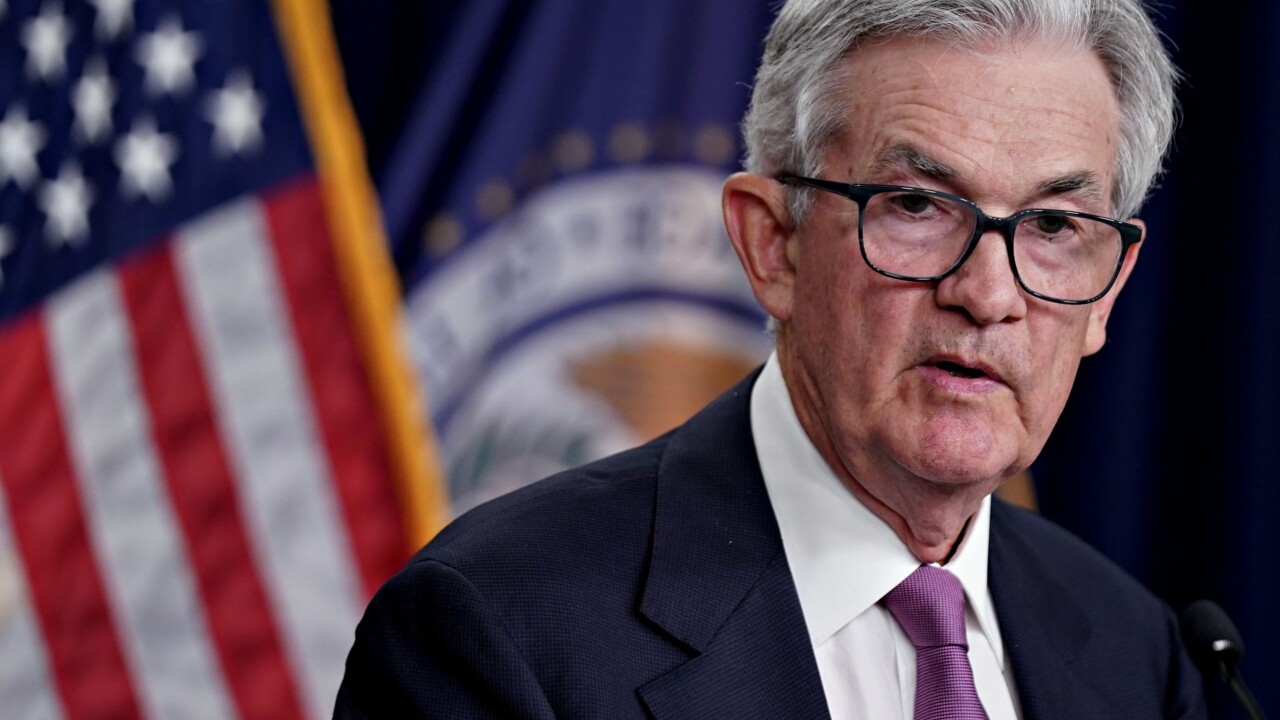 Jerome Powell, chairman of the U.S. Federal Reserve