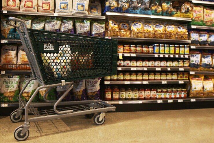 Grand Opening Of New Whole Foods Market Store As Customer Traffic Increases