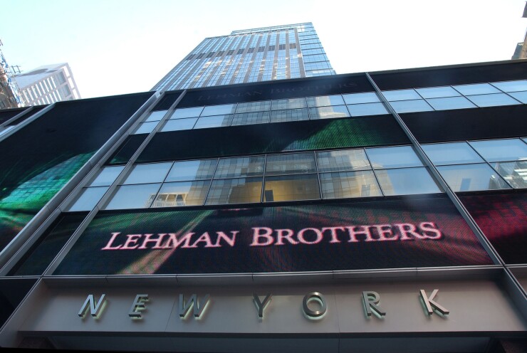 The Lehman Brothers headquarters building in 2002.