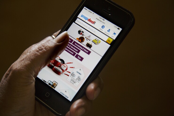 Snapdeal on mobile
