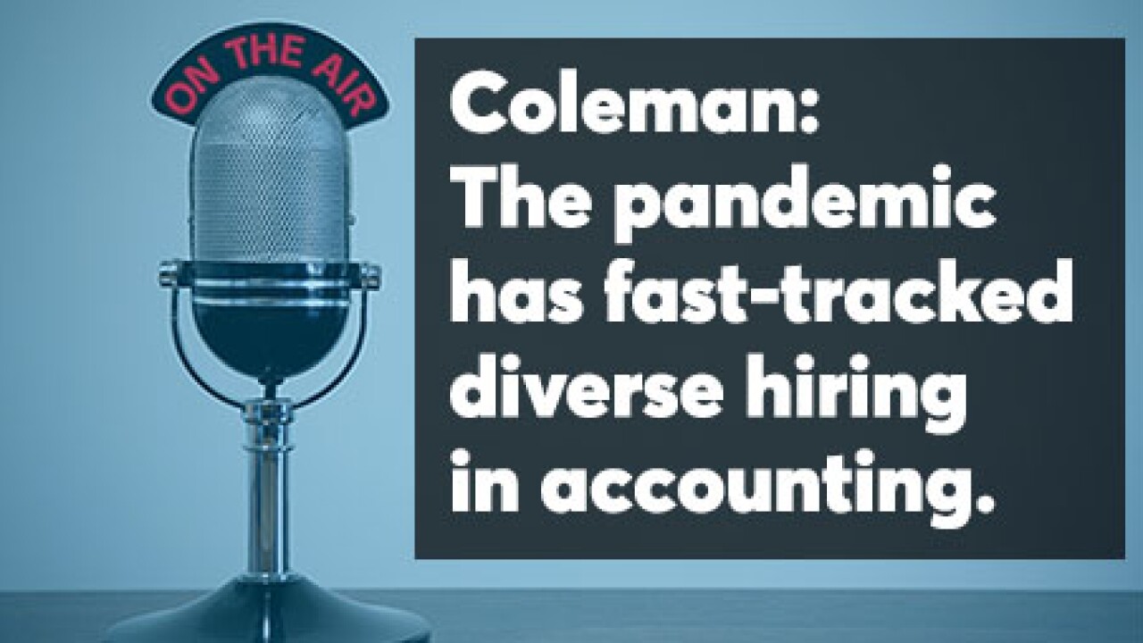 Coleman podcast screen