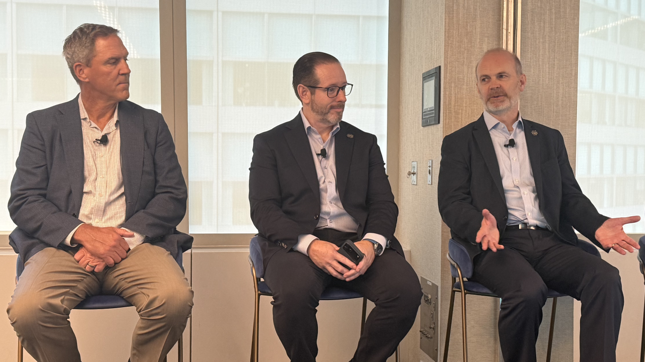 Anthropic panelists seated at Zywave AI Exchange, 2026