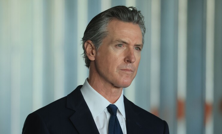 California Gov. Gavin Newsom