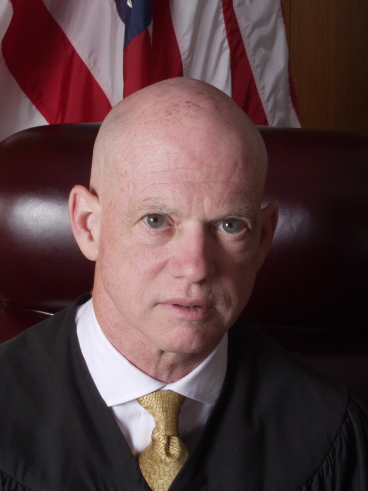 Judge Arthur Gonzalez in 2003