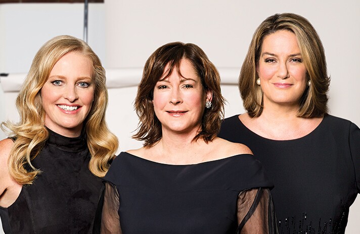 From left: Yolande Piazza, CEO of Citi FinTech; Jane Russell, Head of U.S. Consumer Distribution, Strategy and Solutions at TD Bank; and Kate Quinn, Vice Chairman and Chief Administrative Officer at U.S. Bancorp.