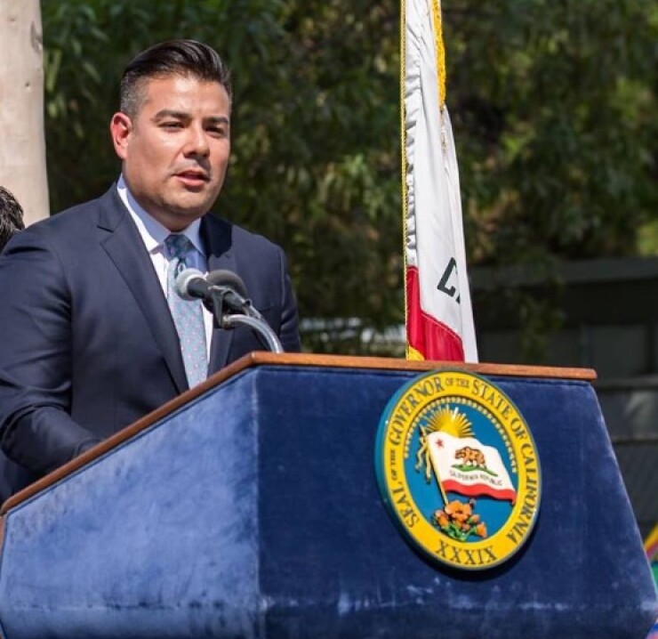 California insurance commissioner Ricardo Lara.