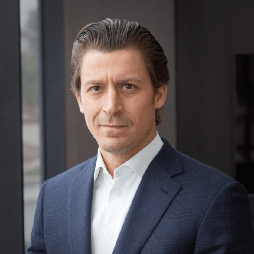 A man posing for a portrait.