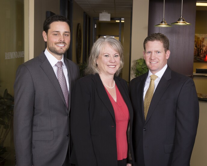 A.J. Schultz, Janis Cross, Matthew West Raymond James advisers