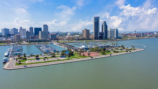 Corpus Christi, Texas, shoreline