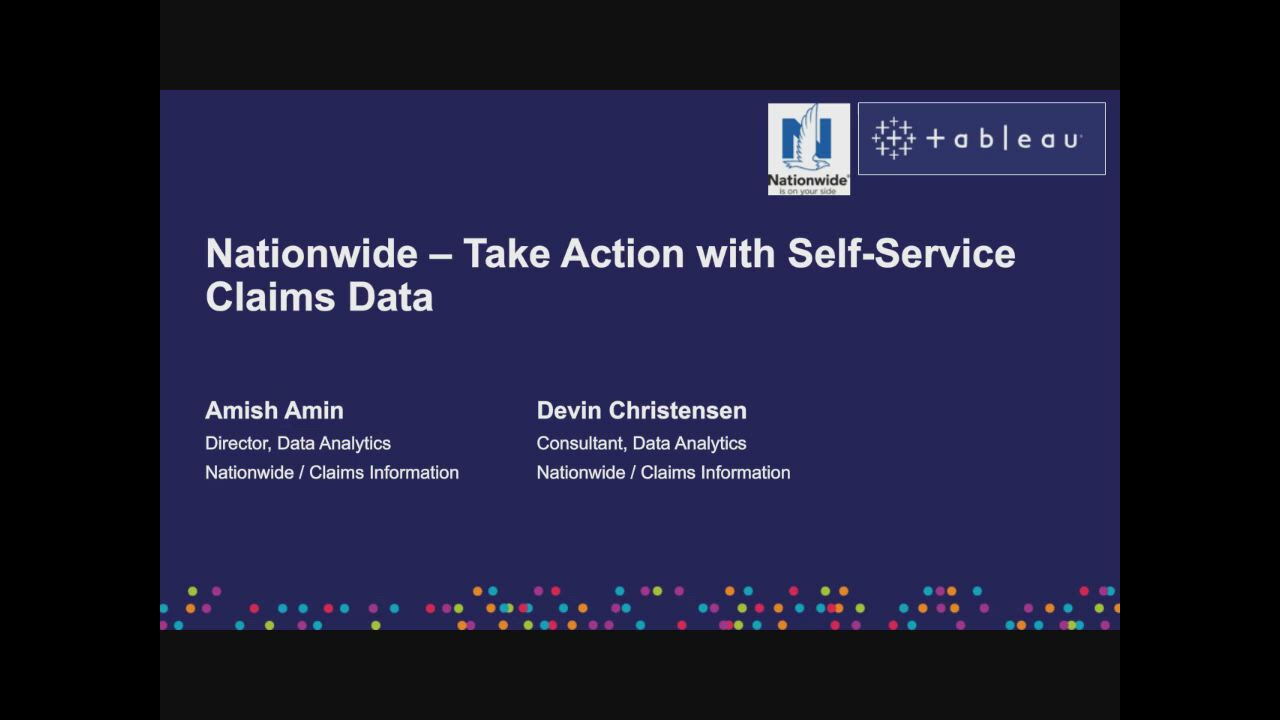 Video for Take action with self-service claims data
