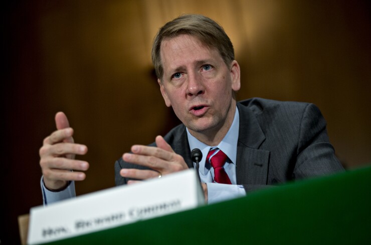 CFPB director Richard Cordray