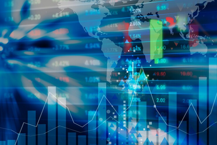 Stock market background design